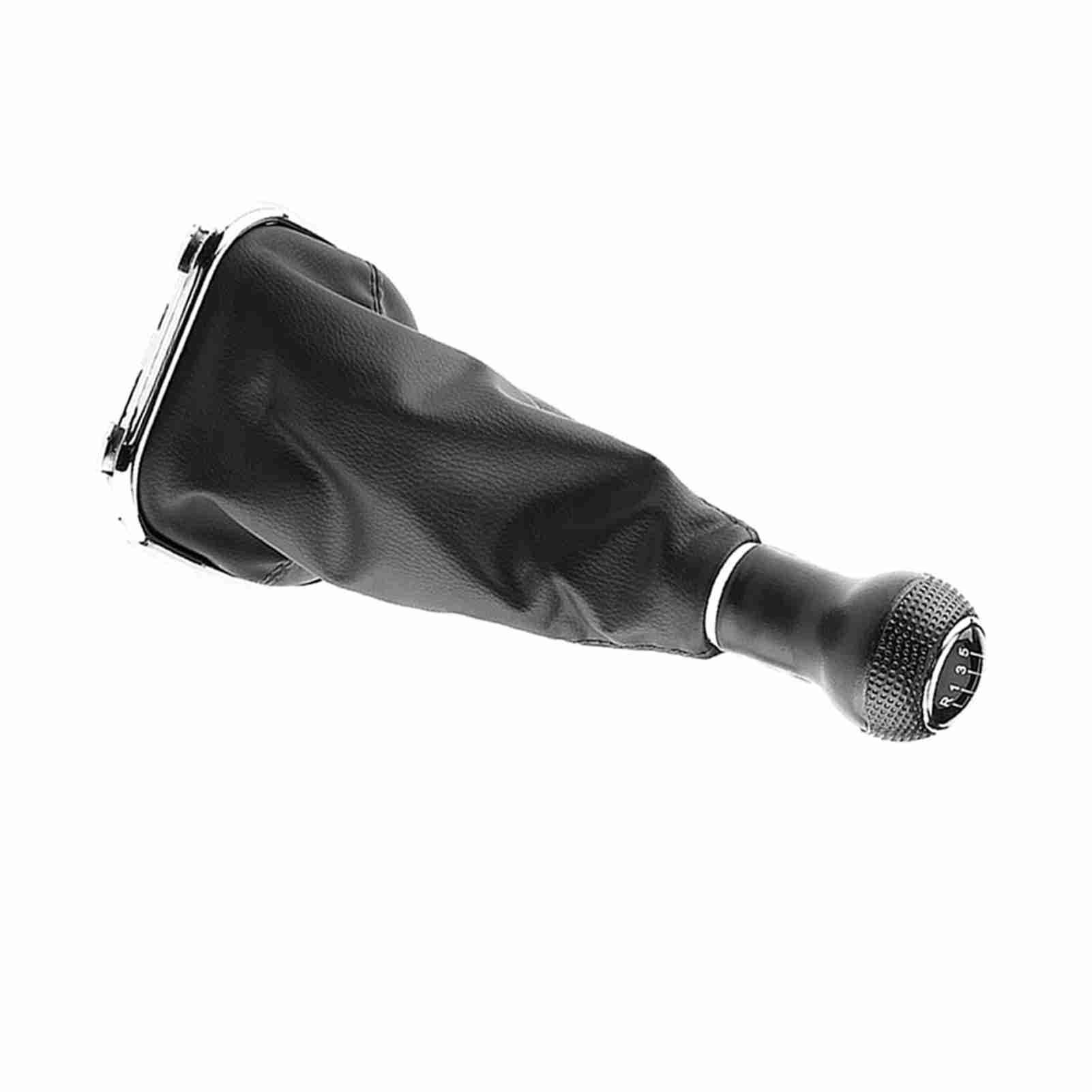 Cuffia In Pelle Per Leva Del Cambio A 5/6 Marce – Compatibile Con Passat B5 1998-2004, Nera
