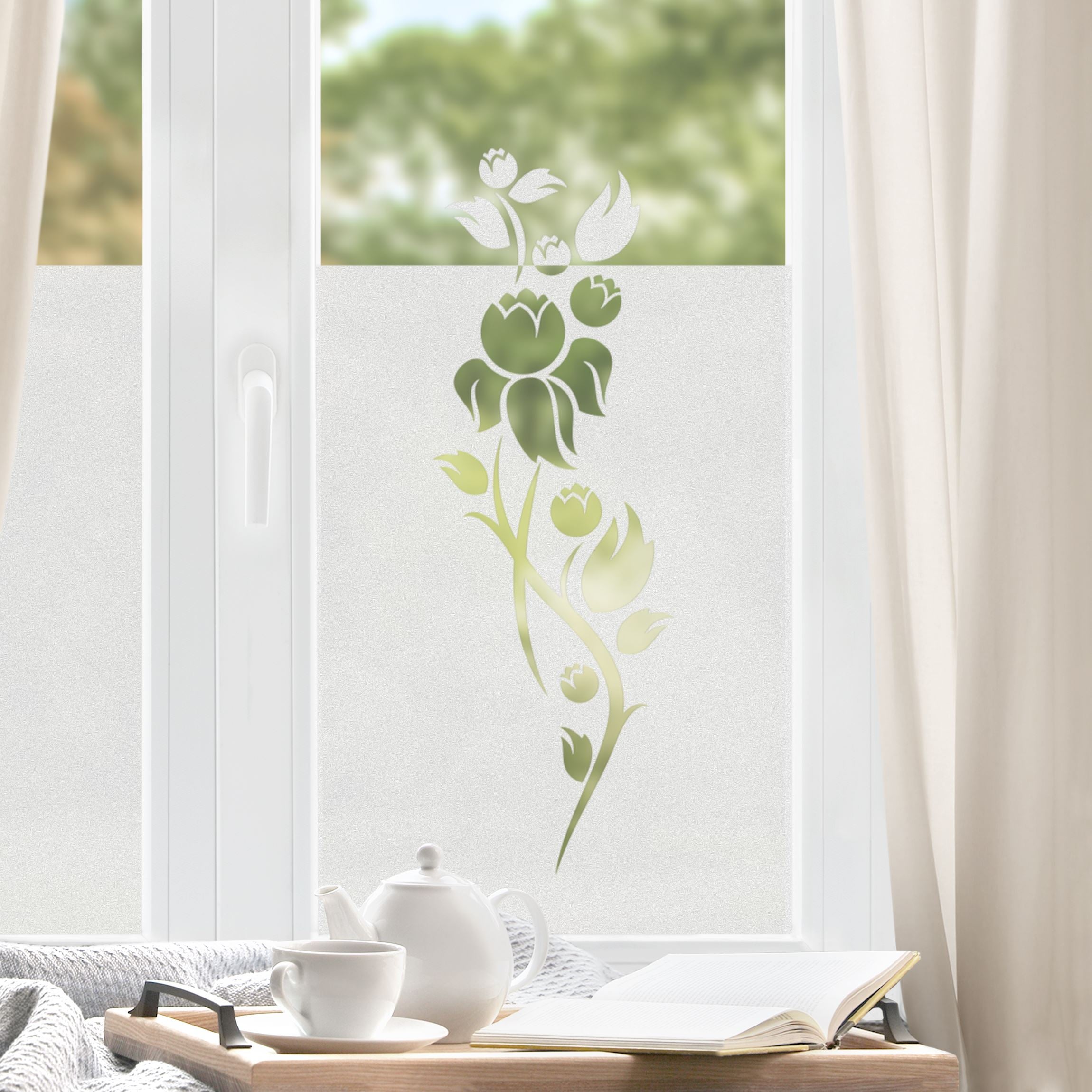Pellicola per vetri 120 x 160 cm Pellicola privacy vetri Pellicola satinata per vetri opaca 80 Cucina Soggiorno Bagno | Leroy Merlin