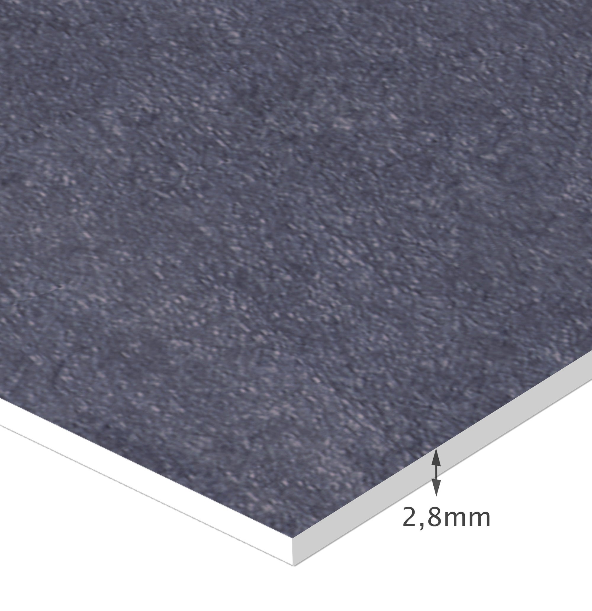 Alfombra de vinilo Eclipse azul 133x200 cm -PVC antideslizante, vinilica para cocina o salón, lavable, estilo abstracto - 4