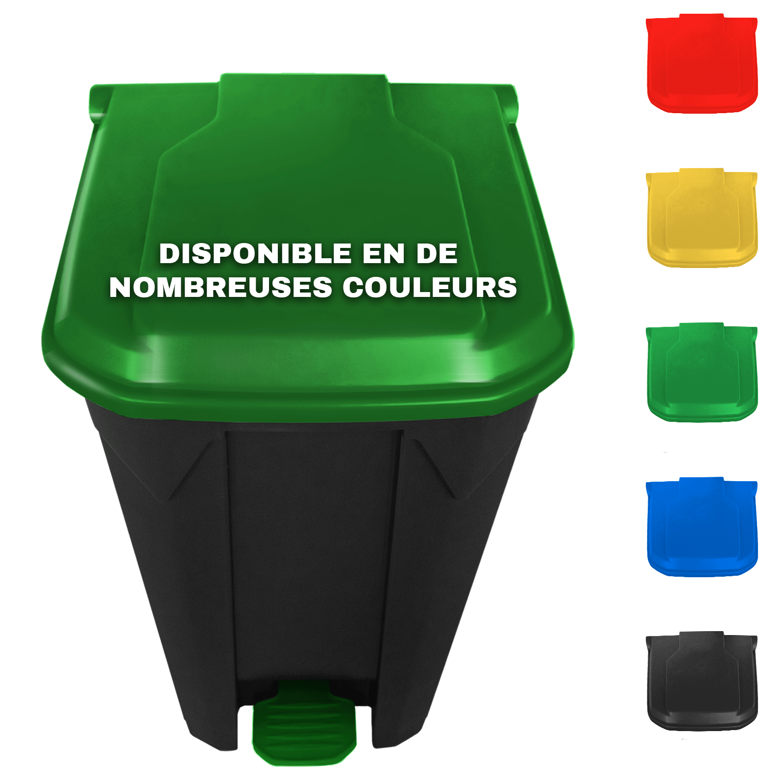 Poubelle à pédale Decobin grise 65L - Pratique | CURVER