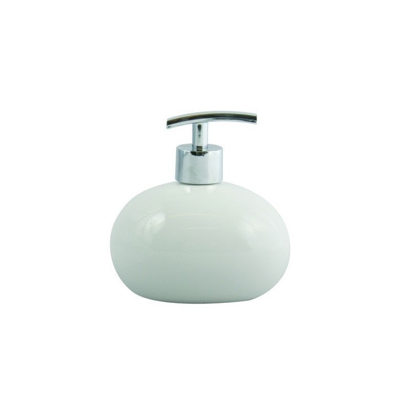Distributeur De Savon Céramique MSV Amadora – Design Bleu Et Blanc, élégant Et Pratique Pour Salle De Bain Ou Cuisine - 6