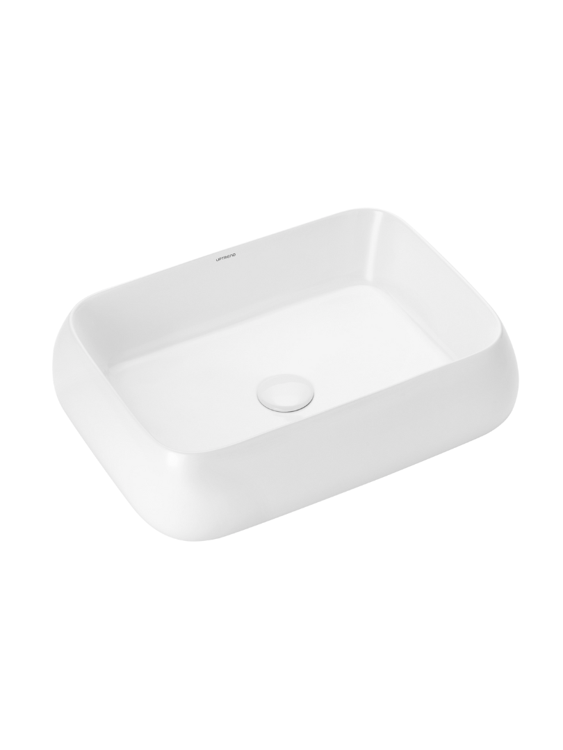 Umywalka nablatowa Uptrend CLARO biały połysk 1 szt.