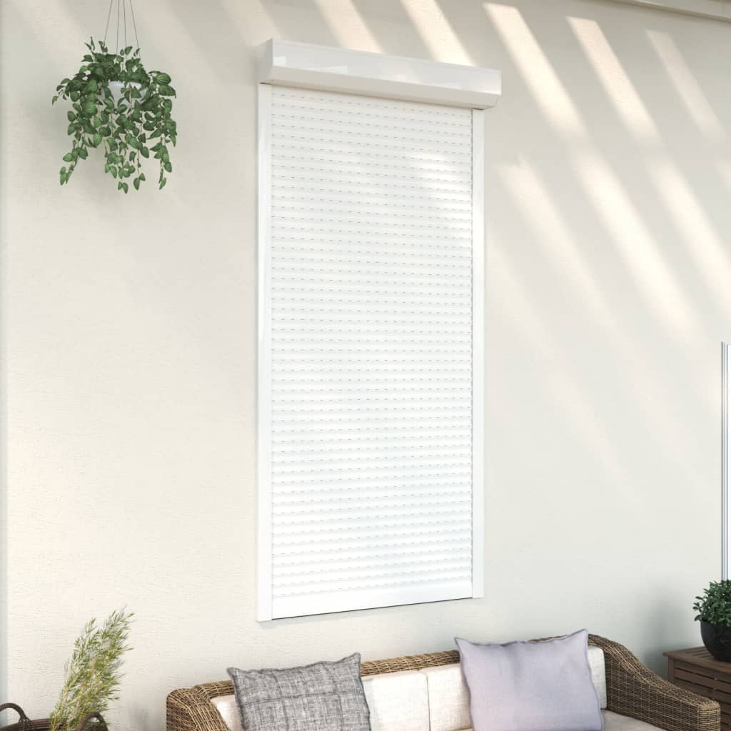 Volet roulant aluminium blanc - ouverture motorisée - Fortia - l.240 x H.200 cm