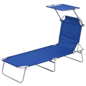 Transat bain de soleil pliable grand confort