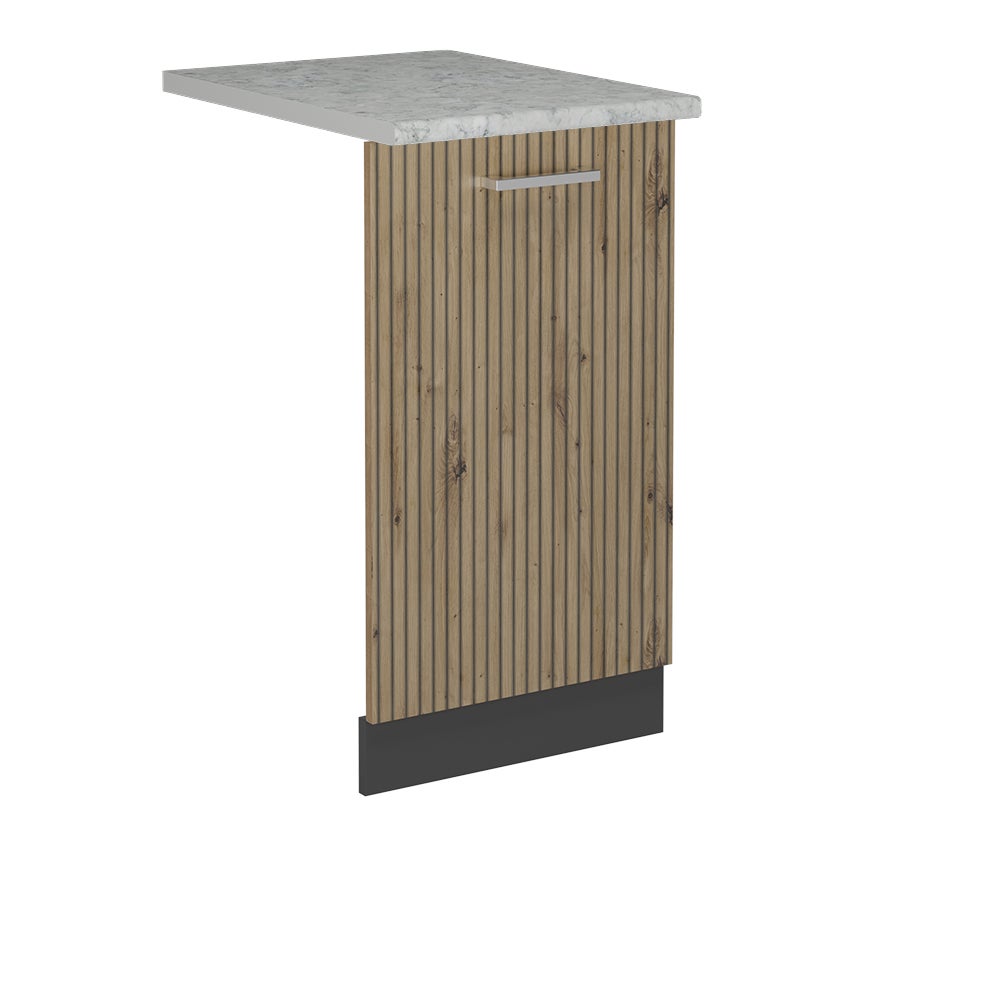 Vicco Panel przedni zmywarki R-Line, Dąb rzemieślniczy, 45 cm , BP Marmur