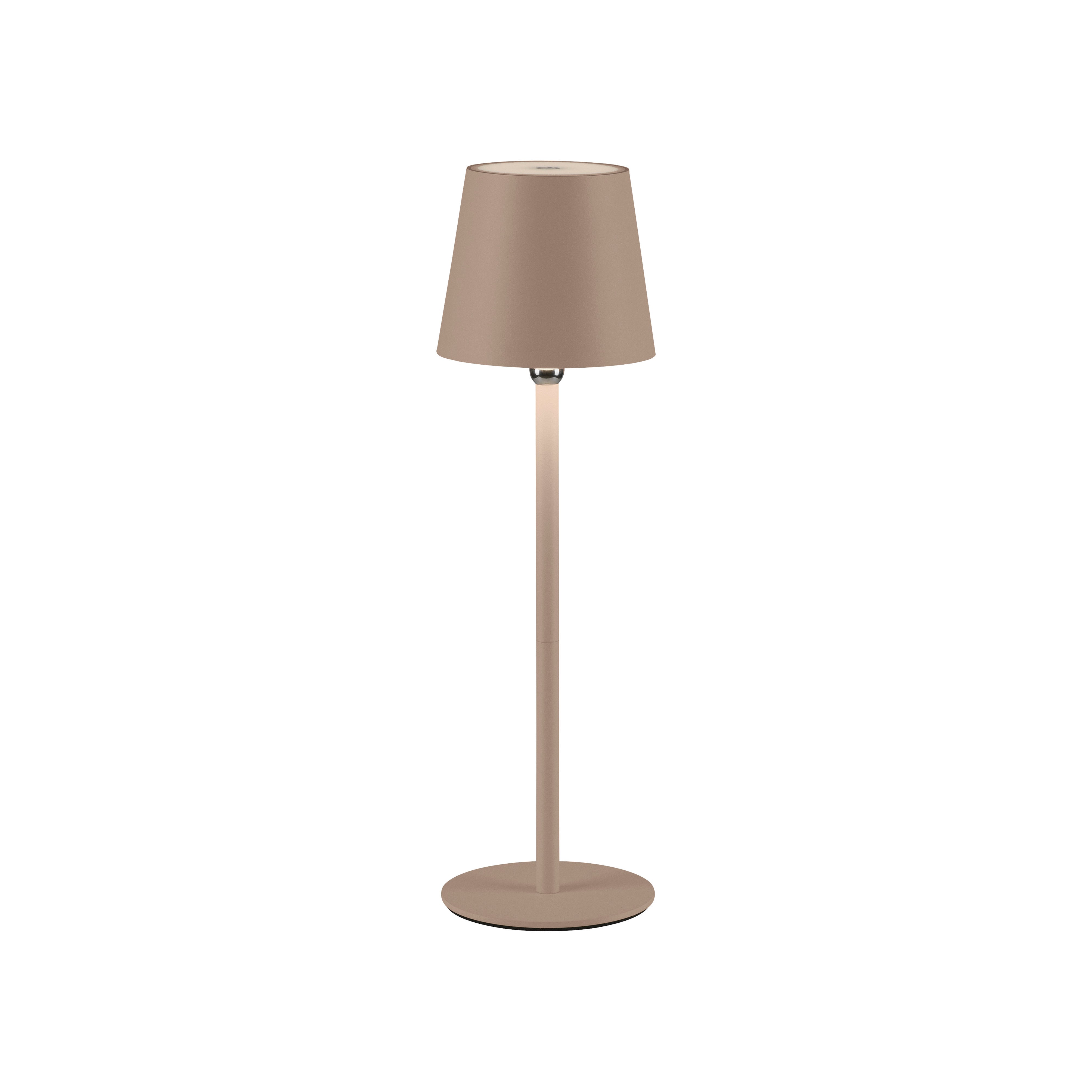 Lampa stołowa bezprzewodowa beżowa BOTERIA LED 2.5W Ciepła biel 3000K 220lm Just Light