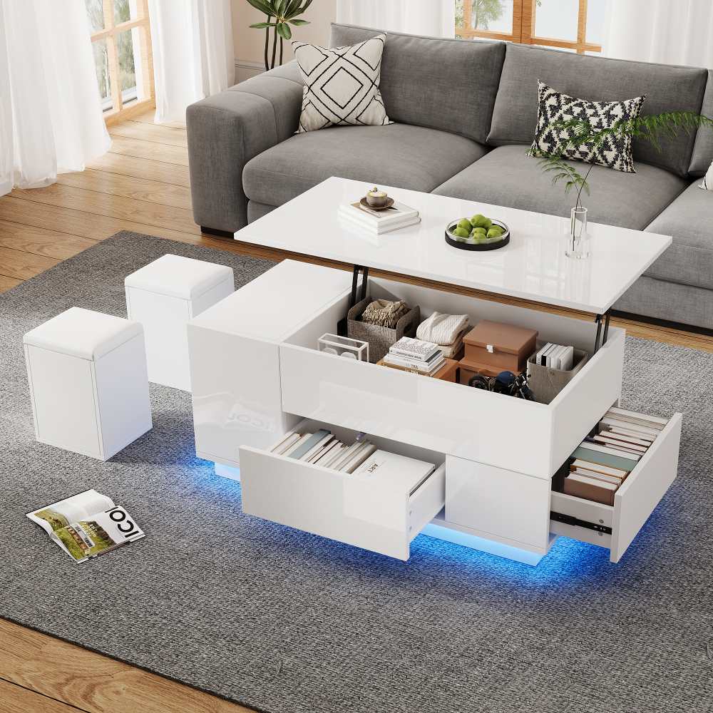 Tavolino A C Girevole E Regolabile Per Divano E Letto – GENDLTHIJ – Colore Noce