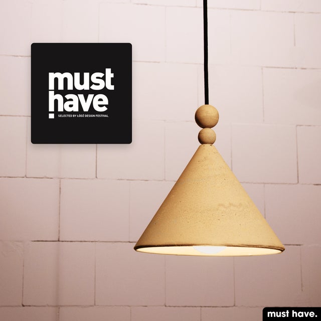 Lampe de suspension en béton - KONKO CONCRETE | OCRE | ⌀ 30