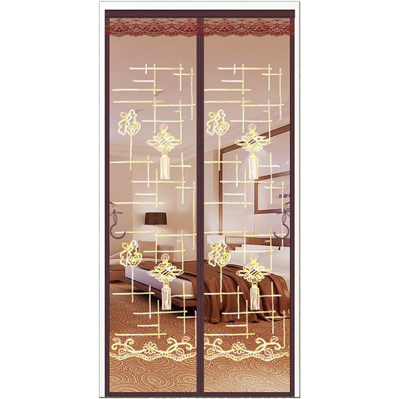 Moskitiera na Drzwi Balkonowe 90x205cm Samoprzylepna z Magnesami