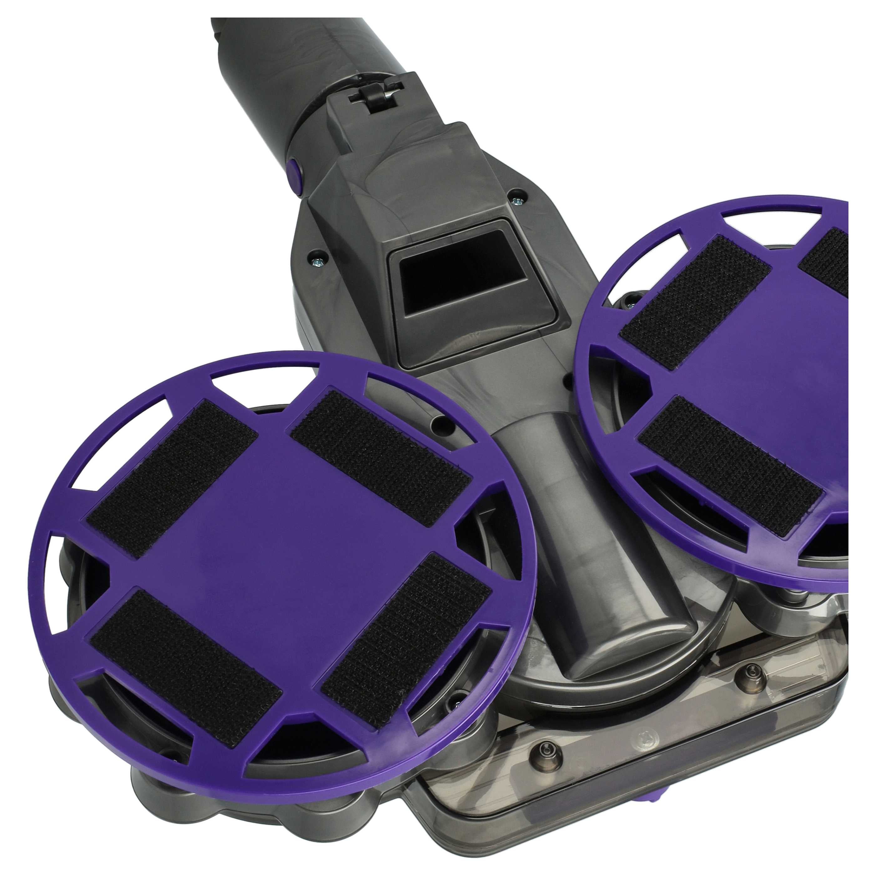 vhbw Tête de balai électrique compatible avec Arnica Bora 3000 aspirateur - Embout pour serpillère - 5