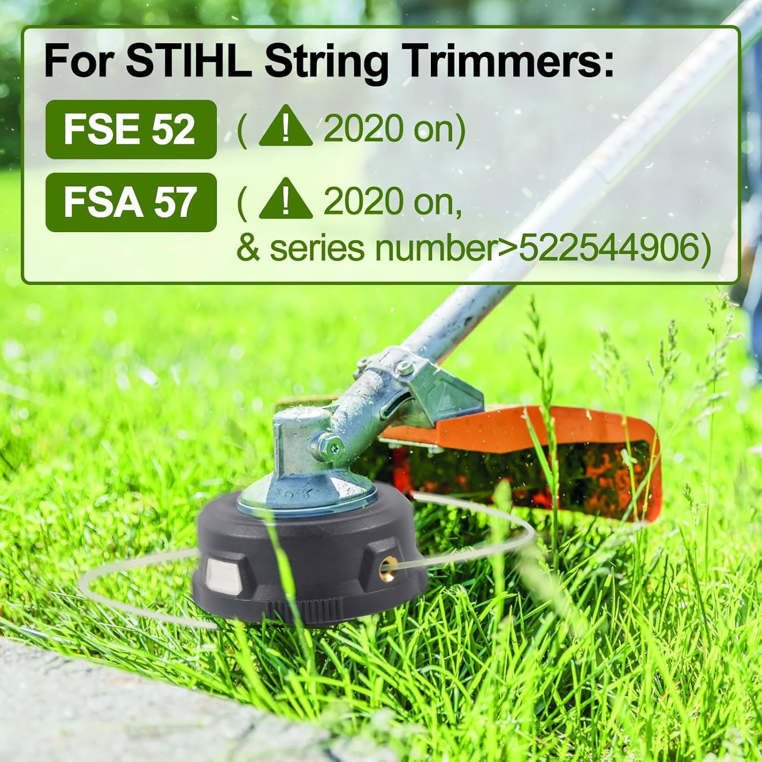 Tête de rechange pour coupe-herbe Stihl C3-2, FSA 57, FSE 52, FSA57, FSE52, débroussailleuse électrique et coupe-bordure - 2