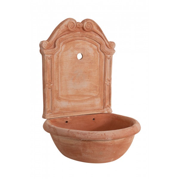 Bassorilievo In Terracotta Da Parete – Uva E Frutta – Decorazione Da Esterno E Interno – Arreden