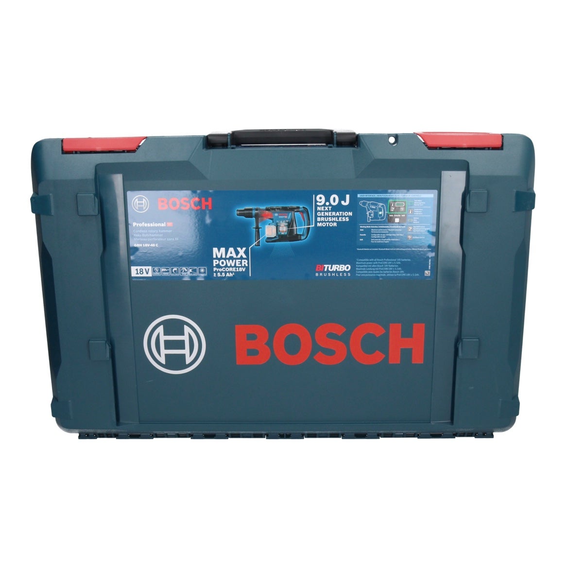 Bosch Akumulatorowa Młotowiertarka BITURBO GBH 18V-40 C z SDS max Solo w XL-Boxx - 0611917100 - 3