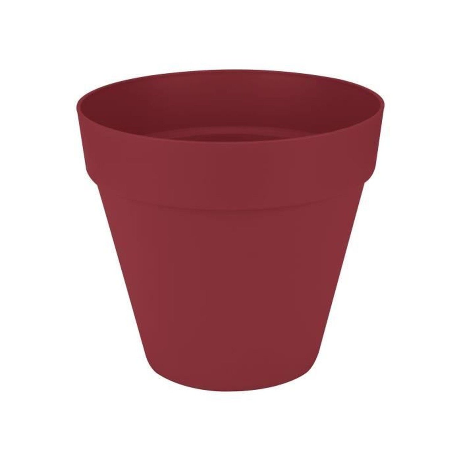 Pot de fleur Loft Urban Rond avec roues - Rouge Ø 48.5 x hauteur 45 cm ...