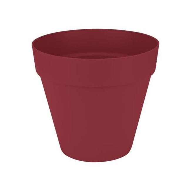 Pot de fleur Loft Urban Rond avec roues - Rouge Ø 48.5 x hauteur 45 cm ...