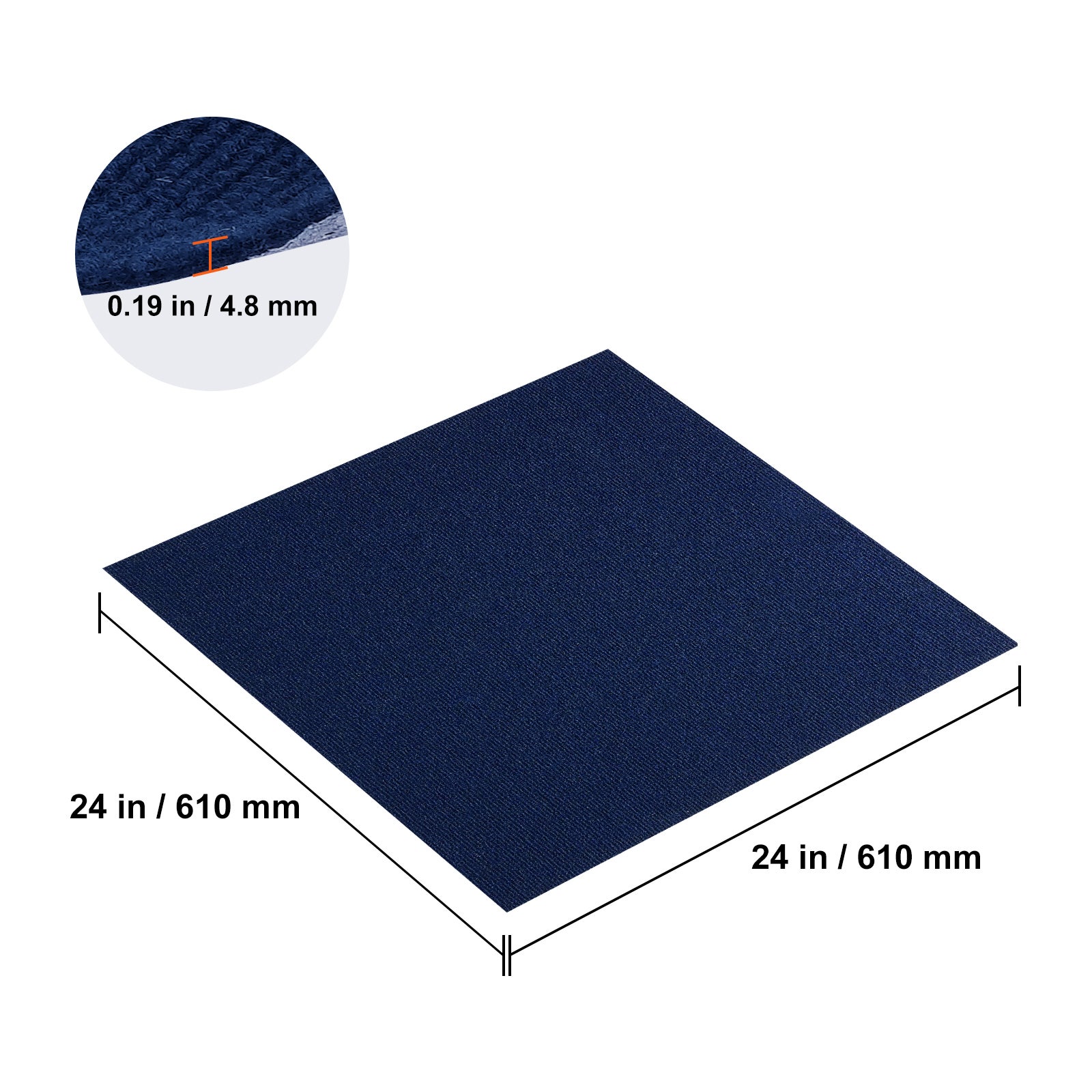 Dalles moquette autocollantes,SucceBuy 24