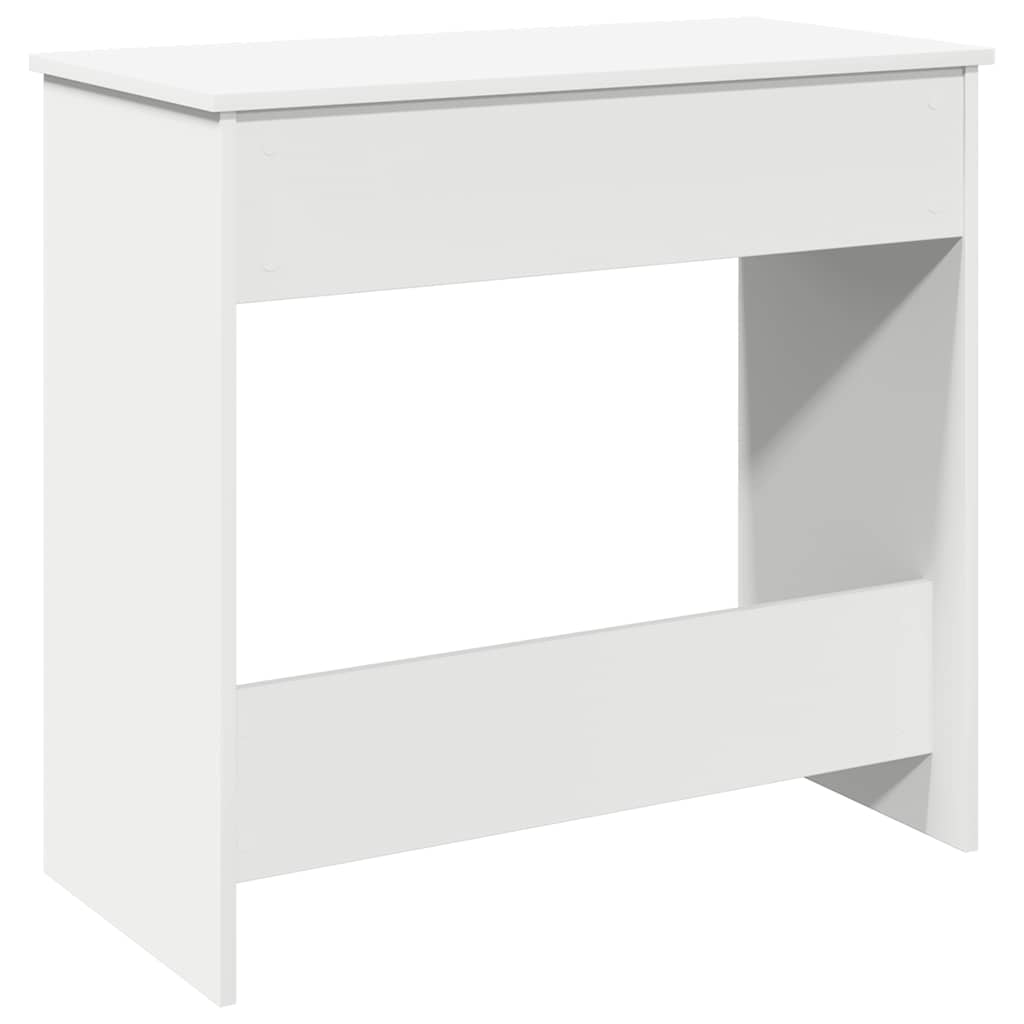 Bureau Blanc 80x40x75 cm Bois d'ingénierie vidaXL - 7