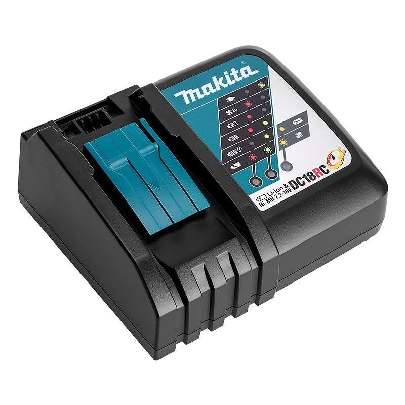 Perceuse visseuse Makita 18V - 2 batteries 5.0Ah - 1 chargeur rapide DC18RC DDF484RTJ - 3