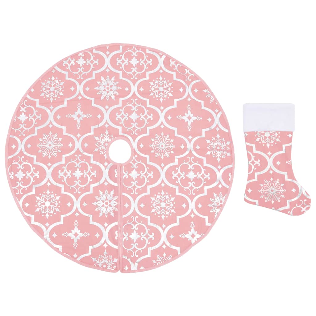 Gonna Per Albero Di Natale Blu Con Paillettes — 91,4 Cm, In Finta Seta Imbottita, Chiusura Velcro, Per Decorazione Natalizia - 4