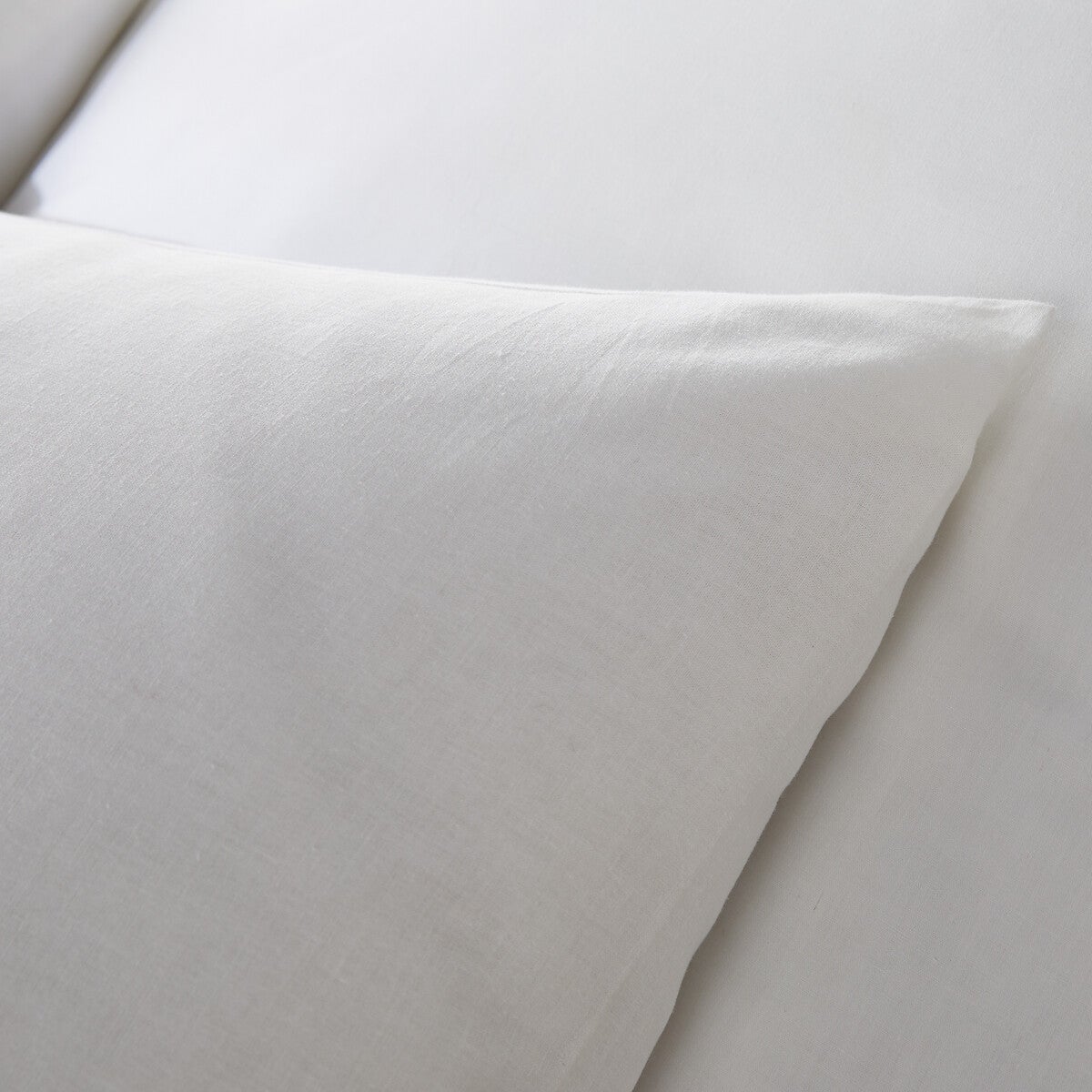 Housse de couette unie percale coton bio Scenario - Blanc - 240 x 220 cm - 3