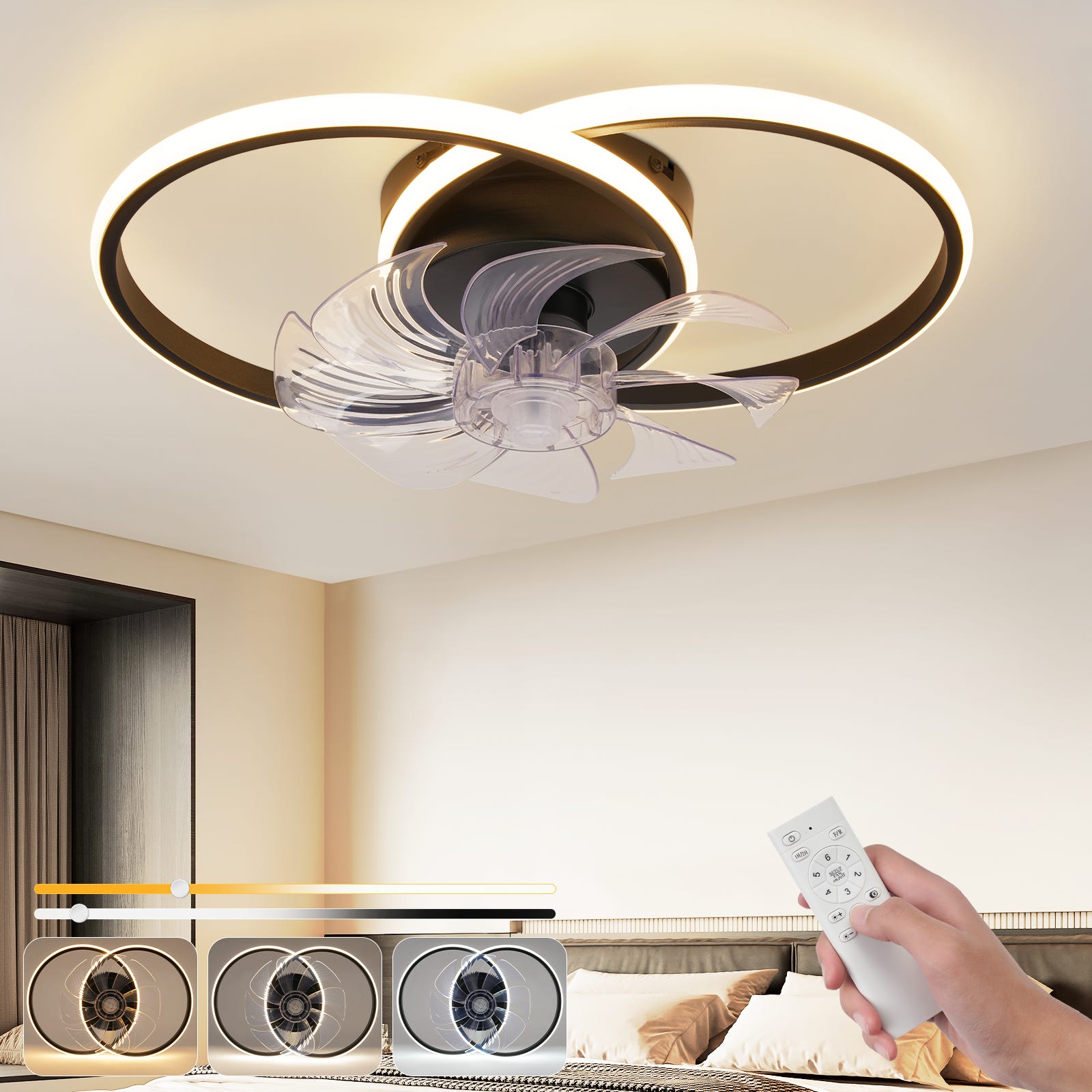 WIND CALM S - Ventilatore Da Soffitto Silenzioso Da 40W Con Pale Tecniche In Abs Di Varie Dimensioni 96105032 WIND CALM S - Ventilatore Da Soffitto Silenzioso Da 40W Con Pale Tecniche In Abs Di Varie Dimensioni 96105032