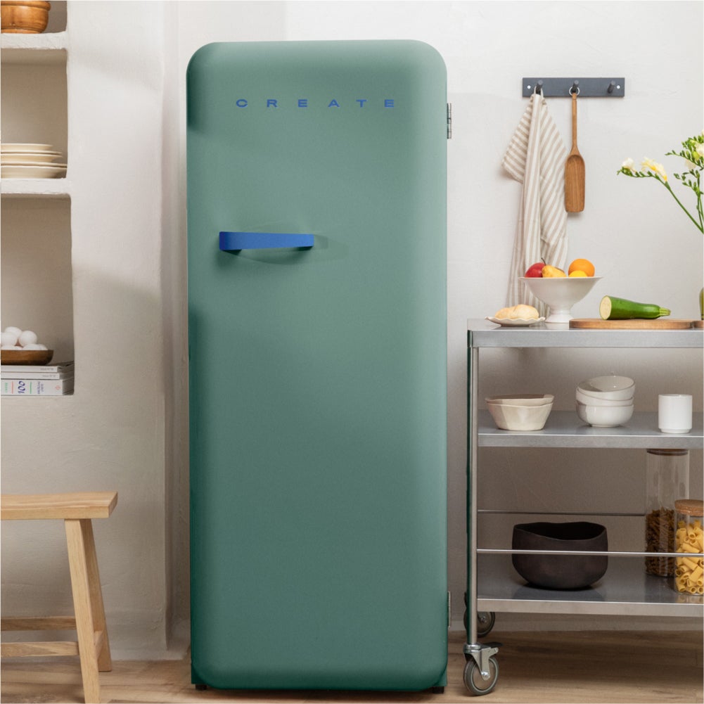 CREATE - FRIDGE RETRO 281L - Lodówka w stylu retro - Sauge