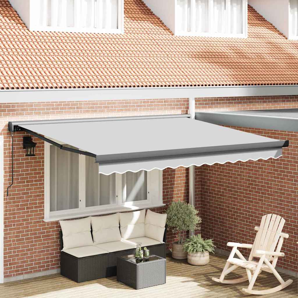 Markiza Antracyt 3,5 x 2,5 m Metal vidaXL