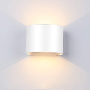Lureshine Lot De 2 Appliques Murales LED 12W Acrylique Moderne 29cm - Blanc Chaud 3000K Pour Salon, Chambre Et Couloir