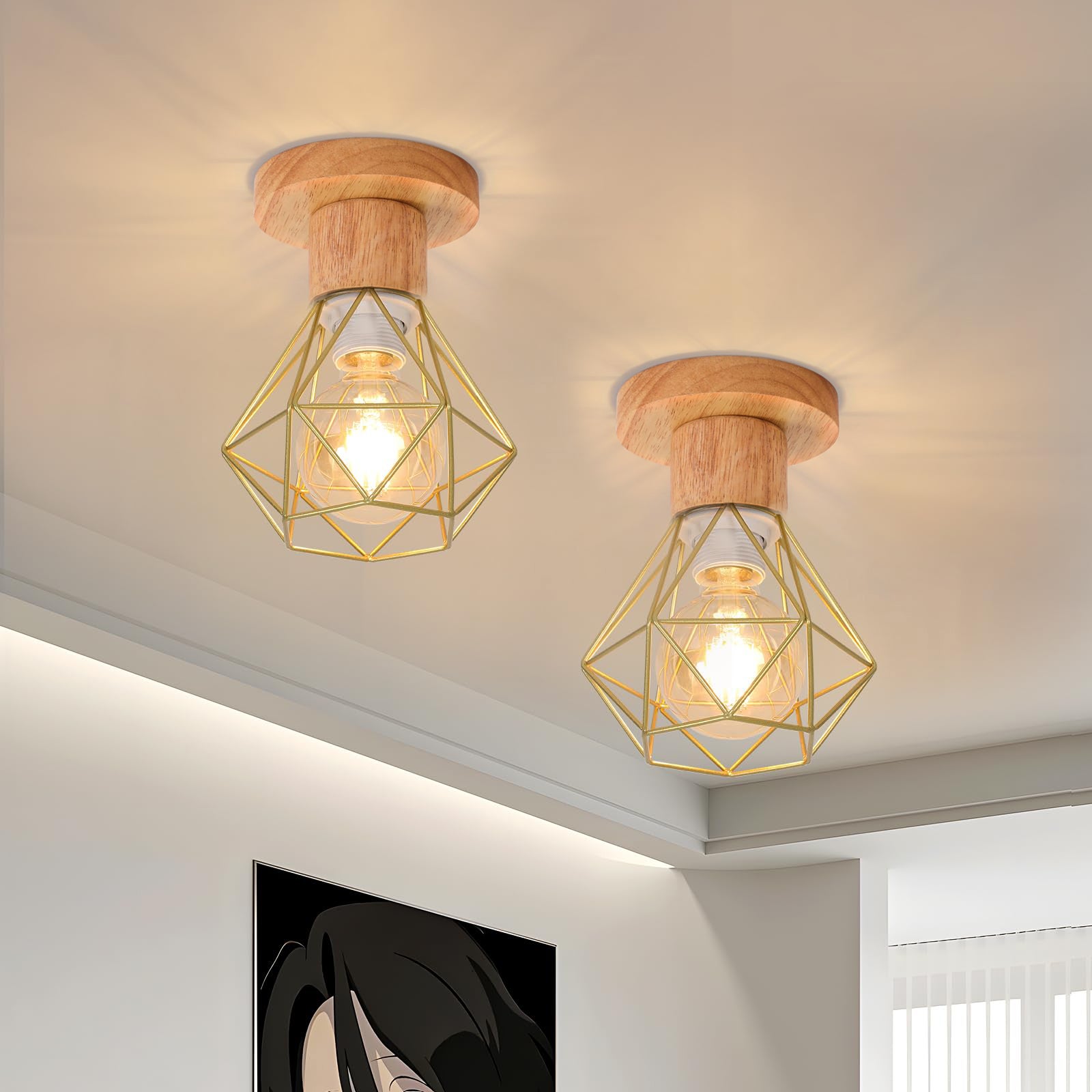 Lampada A Sospensione, 3 Luci Plafoniera In Industriale Stile Con 20cm