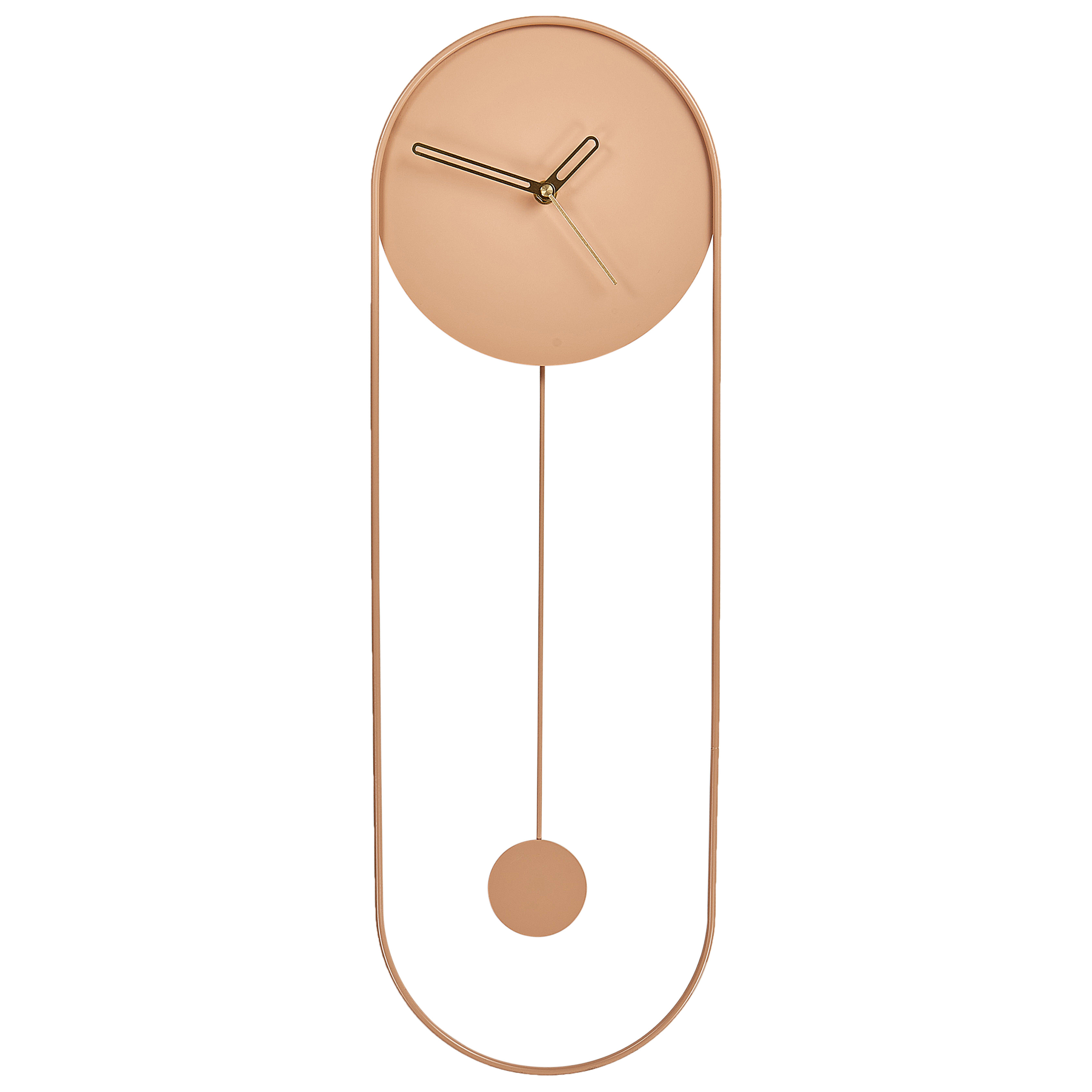Ceas de perete SALVAN 20 cm Metal Roz piersică