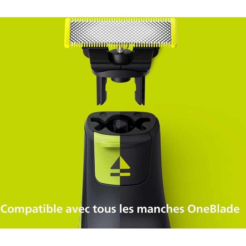 Lames de rechange pour rasoirs/tondeuses électriques, compatibles avec OneBlade, pour tailler, coiffer et raser, paquet de 5. - 2