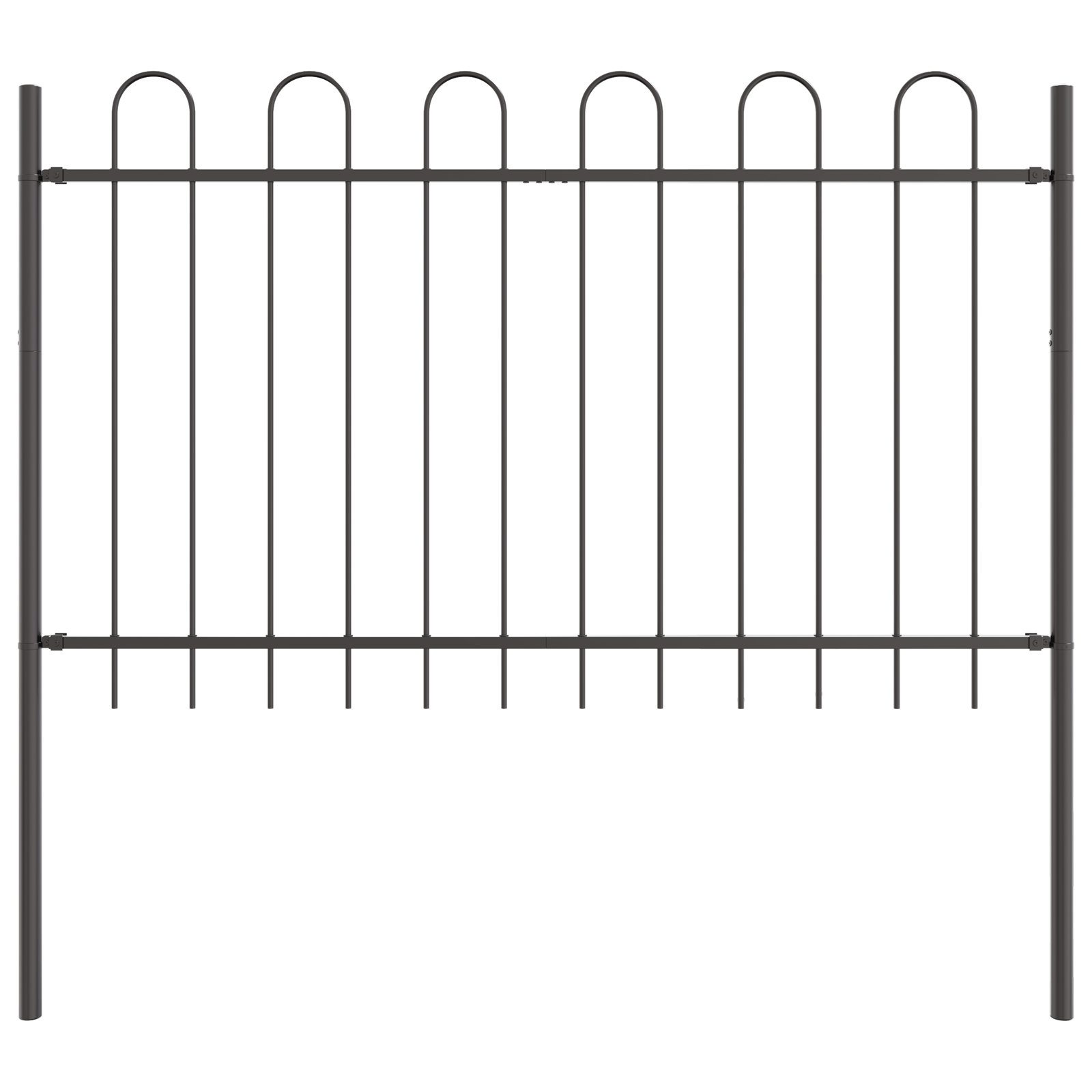 Recinzione Decorativa da Giardino 81 cm (A) x 3 m (L