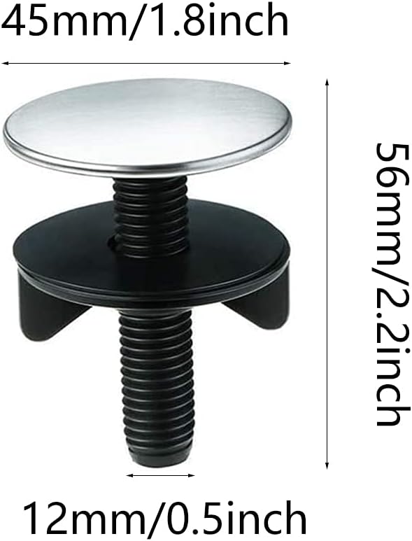 Set di 4 copriforo per rubinetto in acciaio inox – Copriforo per lavelli da cucina e da bagno, tappi universali anti-fessura, bianchi | Leroy Merlin