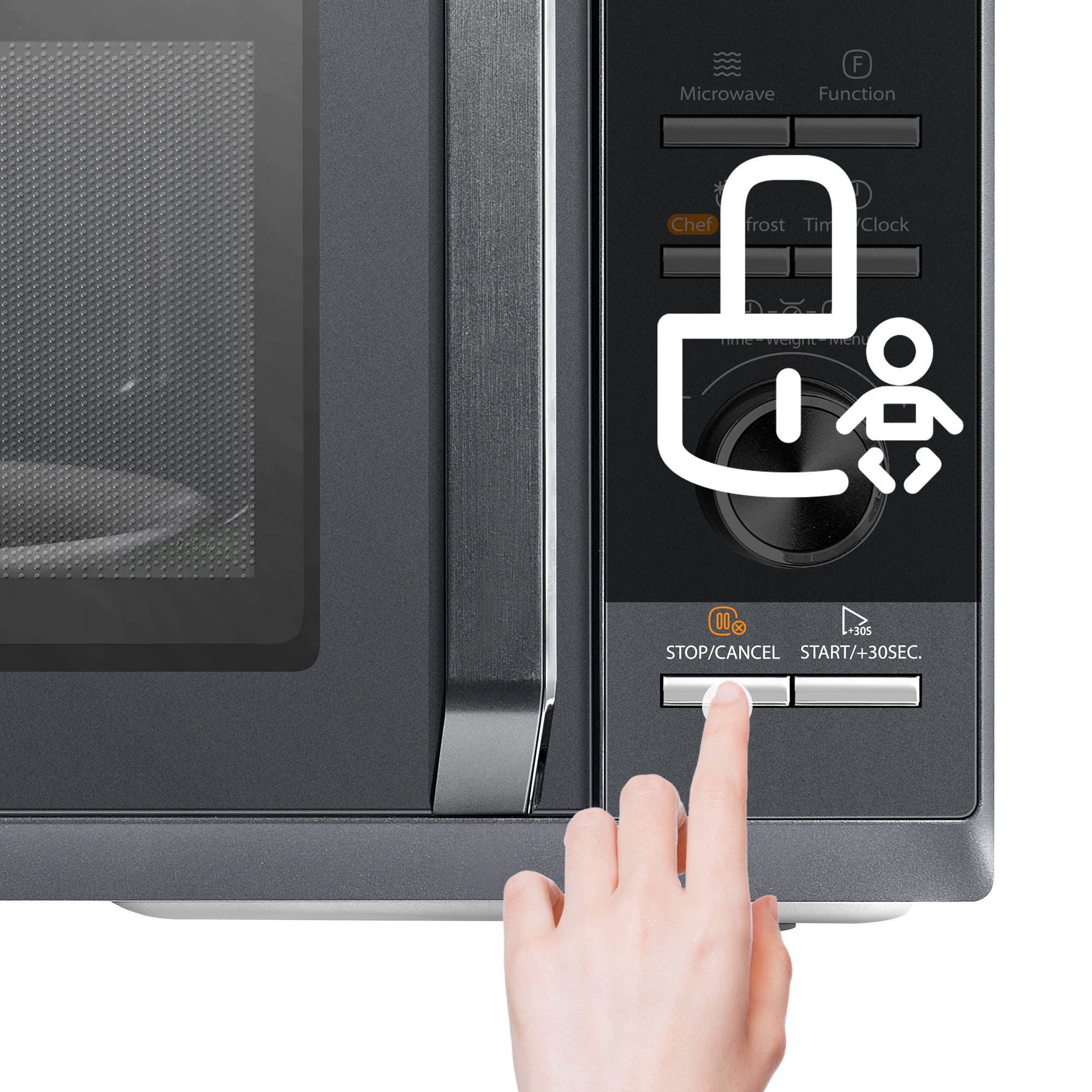 Micro-ondes combiné pose libre TOSHIBA MW3-AC26SFI(MG)-900W+Grill 1000 W+Convection 2100W - Friteuse - 26L - Gris morandi - 12