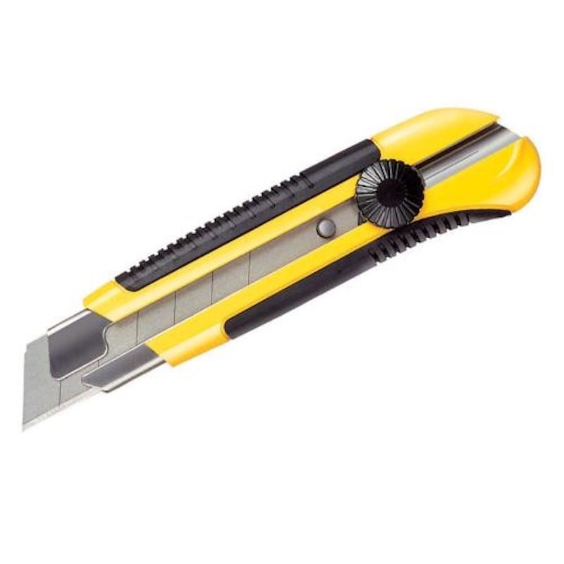 Cutter lame rétractable STANLEY - lame 25 mm - 8