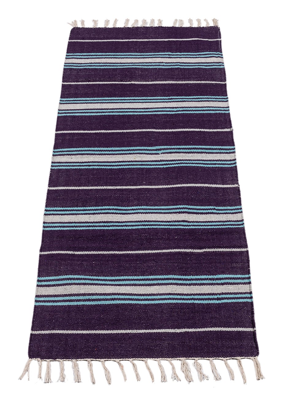 (Można prać w pralce w 30°) Kilim Oryginalny Autentyczny Ręcznie Robiony 140x57 CM