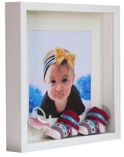 ShawFly Cornice 3D Profonda 22.5x22.5x6.5cm - Scatola Ombra Per Foto, Medaglie, Fiori Secchi - Foto 3