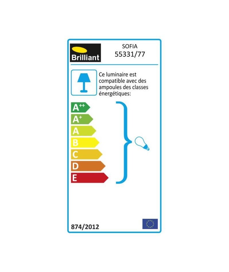BRILLIANT lampa ścienna zewnętrzna Lison czarna | 1x A60, E27, 40W, odpowiednia do zwykłych żarówek (brak w zestawie) | Skala A ++ do E | Pro Class - 2