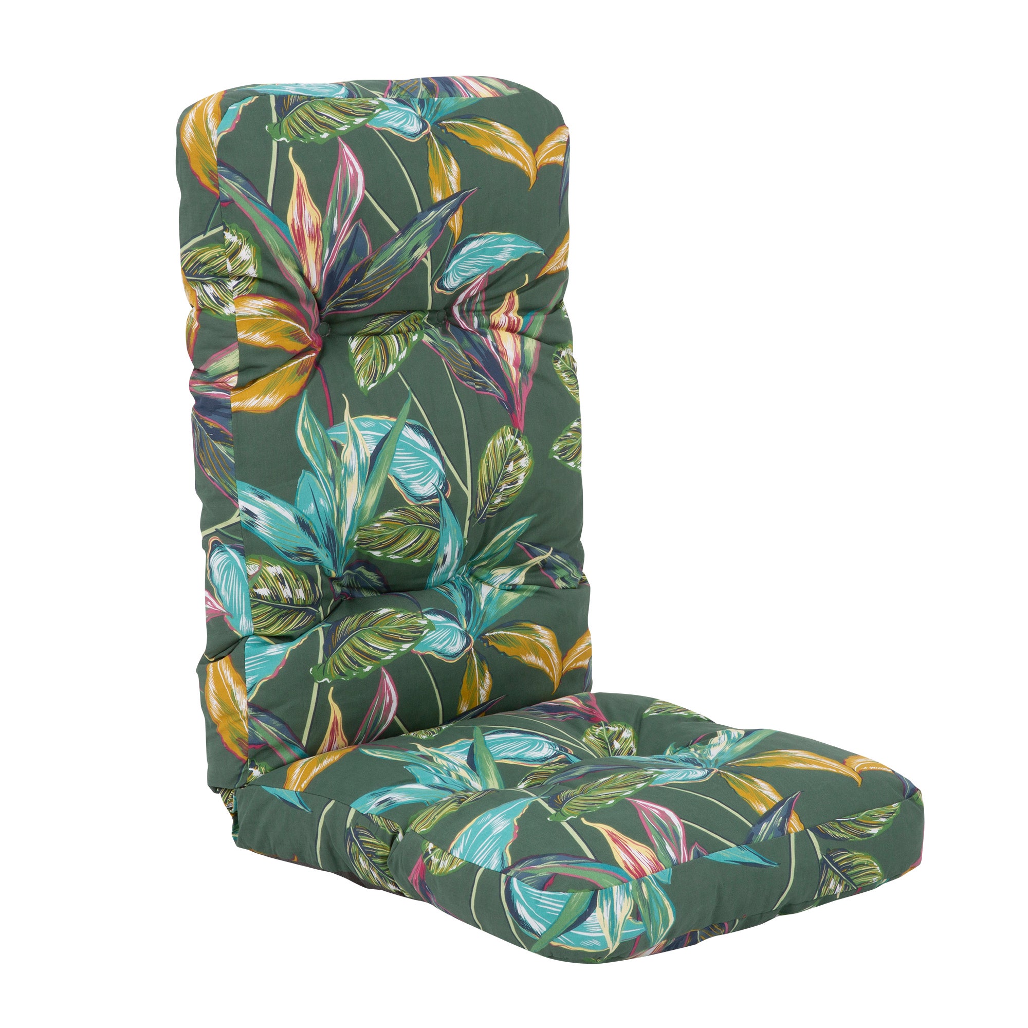 Poduszka na fotel ogrodowy 124 x 48 cm Cordoba wzór tropikalny PATIO