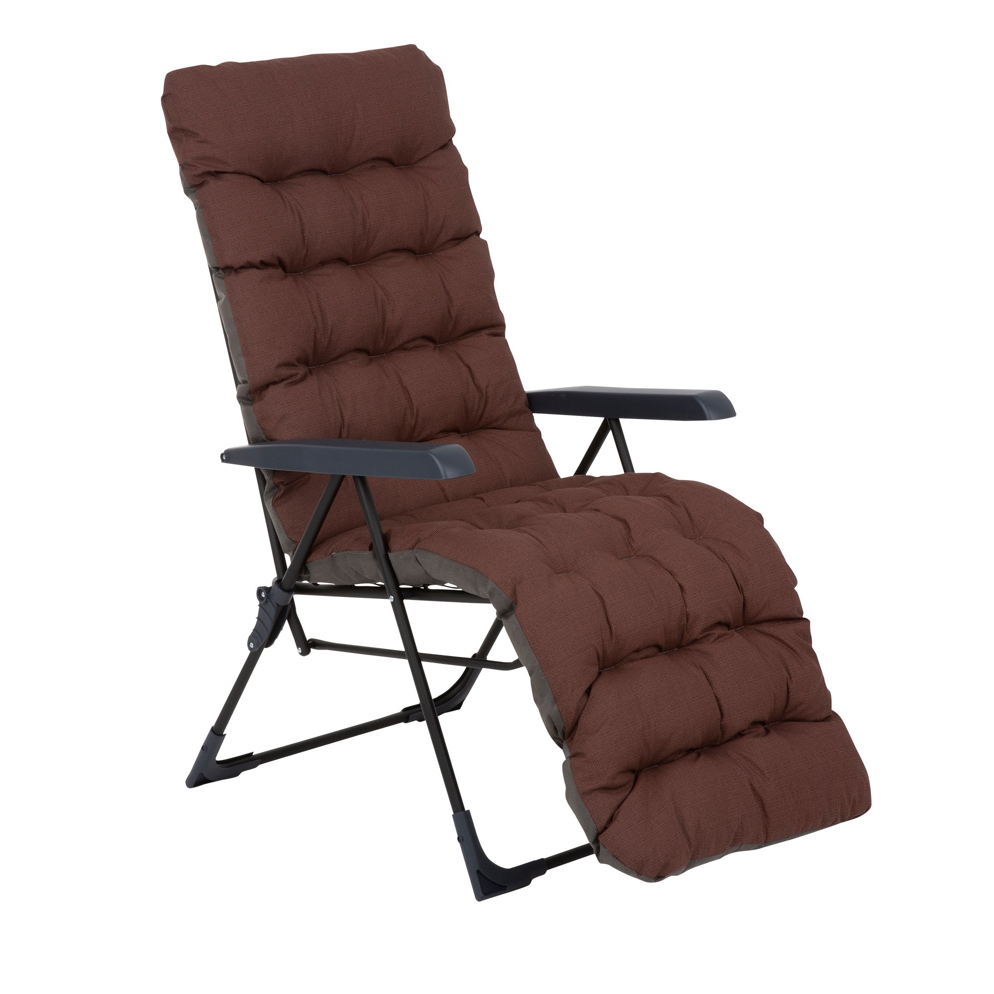 Fotel ogrodowy Setenil Plus Black Edition brązowy Patio