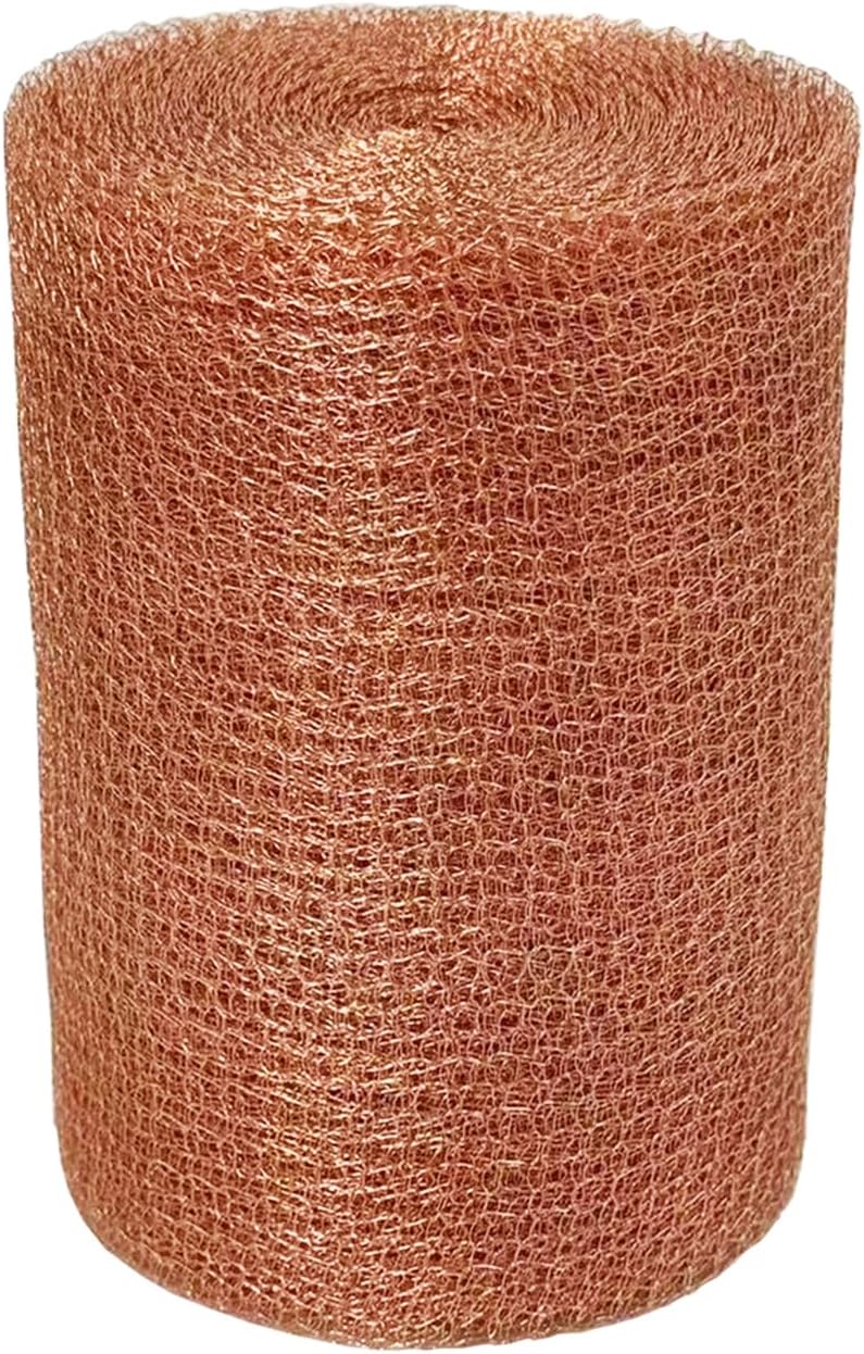 Wysokiej jakości siatka na gryzonie, skuteczna przeciwko myszom, ptakom i nicieniom, 127 mm x 6 m (12 pasm), 1 sztuka