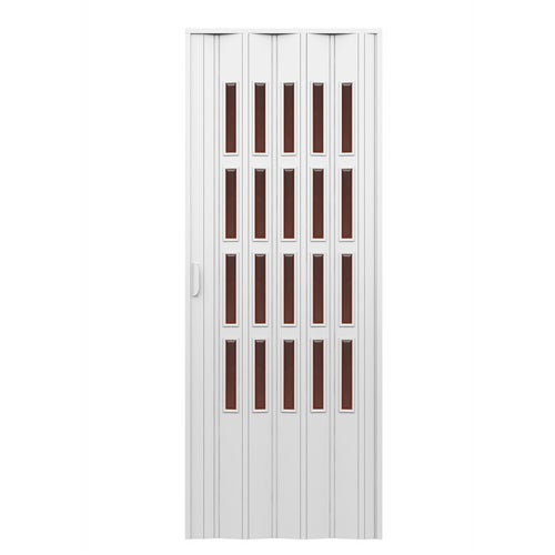 PORTE PLIANTE INTÉRIEURE AVEC VERRE DÉPLIÉ EN BRONZE 83 x 214 cm - 3