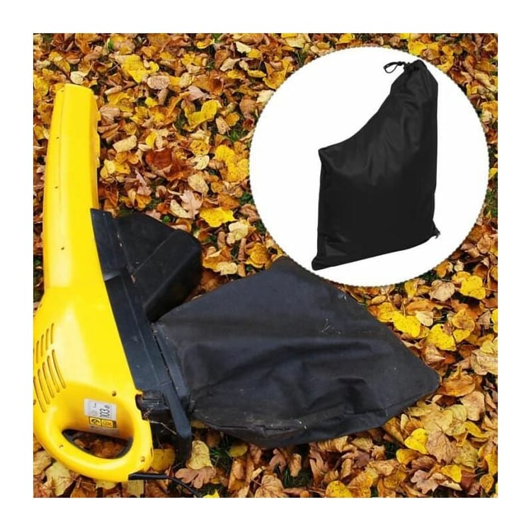 Souffleur de feuilles, sac d'aspiration, ramasseur de feuilles, convient à une utilisation intérieure et extérieure, 44 x 60 cm - 2
