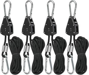 Lot de 2 poulies en acier avec roulement à billes, pour cordes de 8
