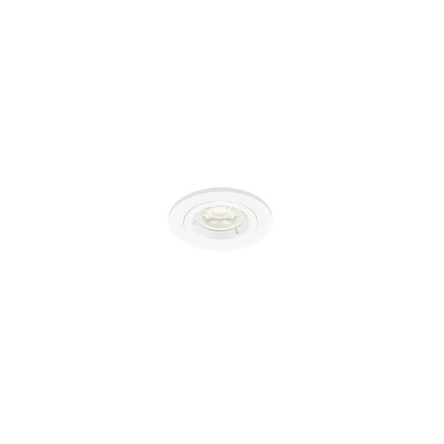 Spot LED encastré DLT-ISO 75 - Recouvrable - 6W - GU10 - Rond - Aluminium - Blanc
