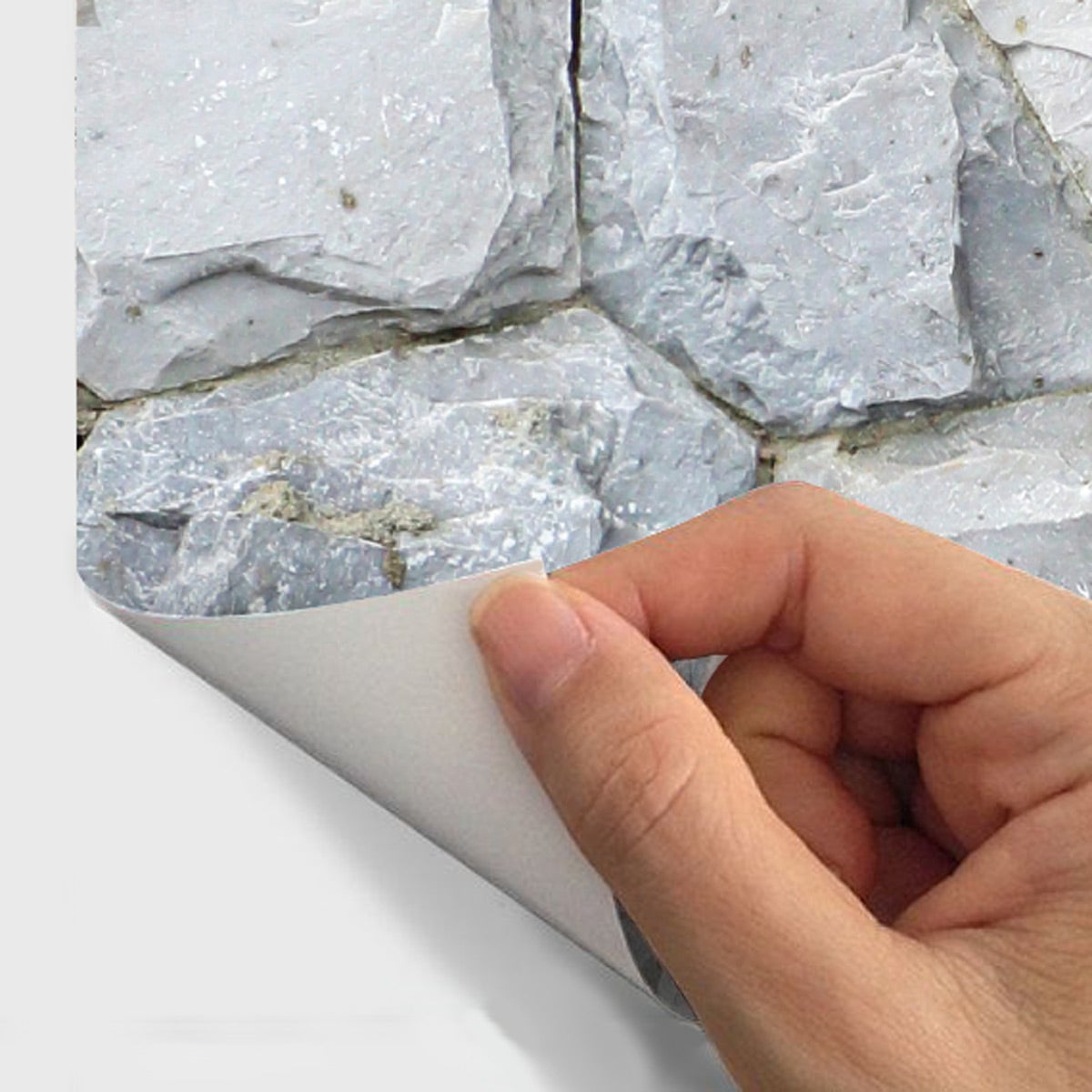 Adesivi materiale pietre dei Vosgi - Sticker adesivo - adesivi murali - 40x40cm - 4