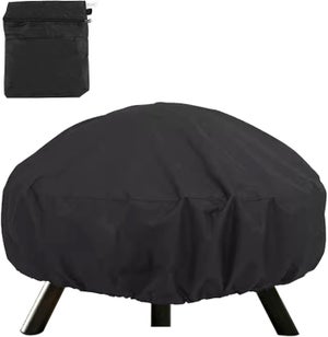 Housse de protection pour barbecue - SKYLANTERN - Ronde - Noir Housse de protection pour barbecue - SKYLANTERN - Ronde - Noir