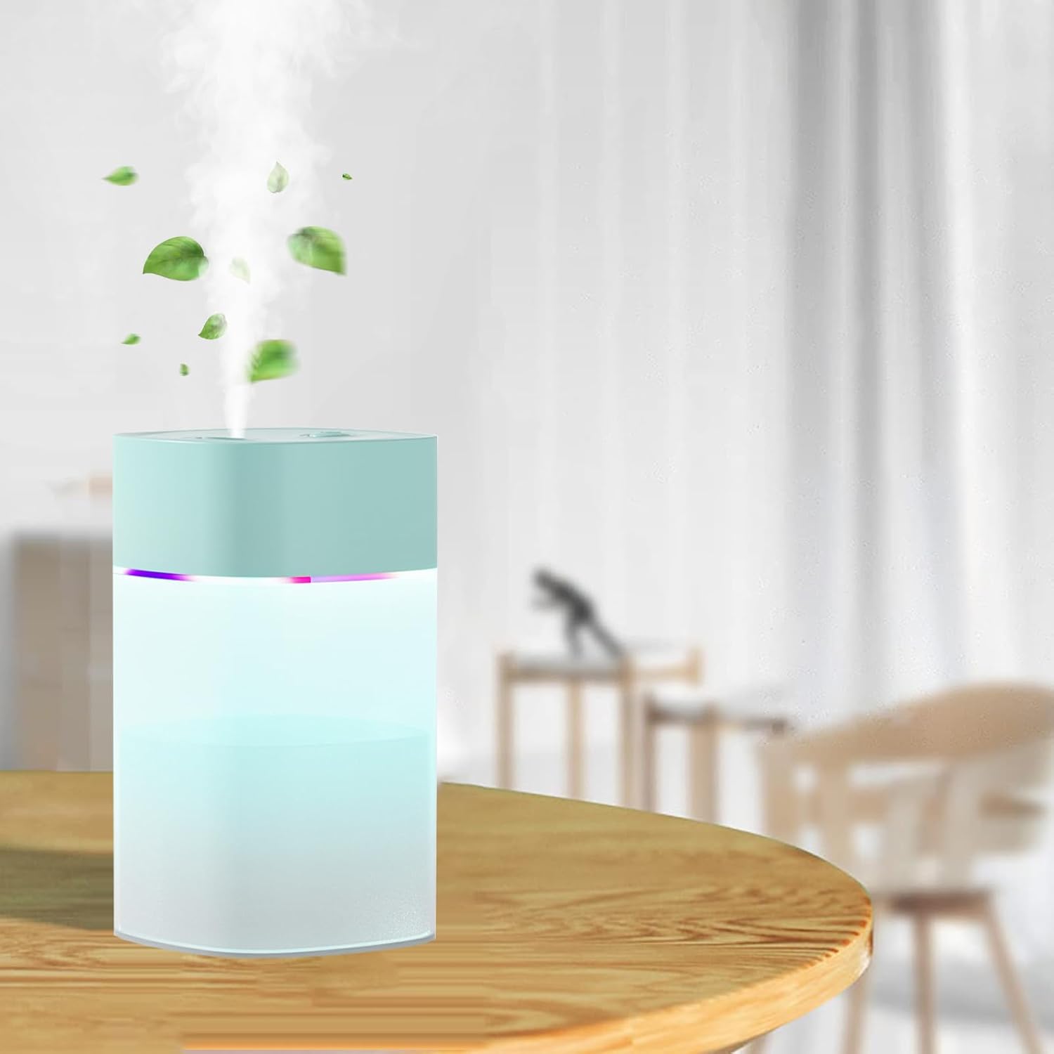 Mały nawilżacz powietrza, mini nawilżacz do roślin, nawilżacz z chłodną mgiełką do sypialni, biura, samochodu