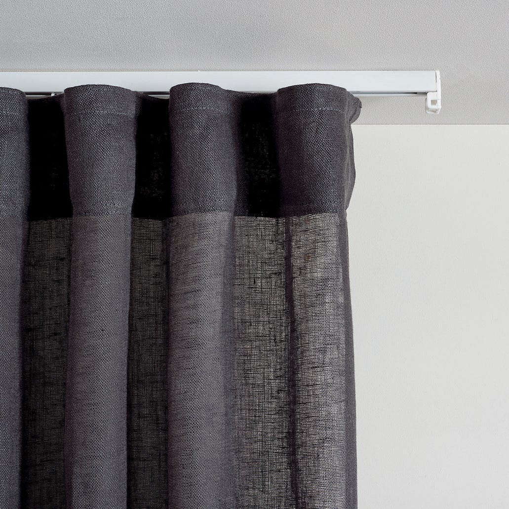 Bastone Per Tenda A Baia In Metallo Bianco Per Divisorio E Tendaggi, 1,8 M - Foto 2