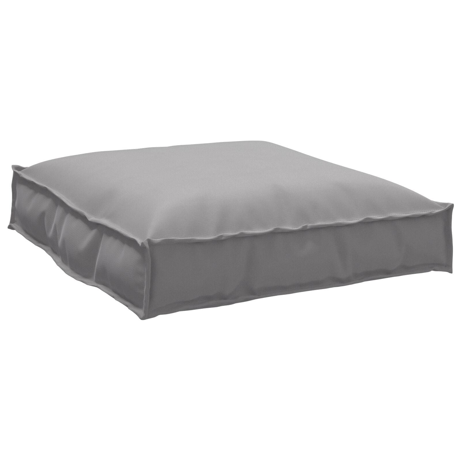 Coussin Gris 70 x 70 x 12 cm Tissu Oxford vidaXL - 2